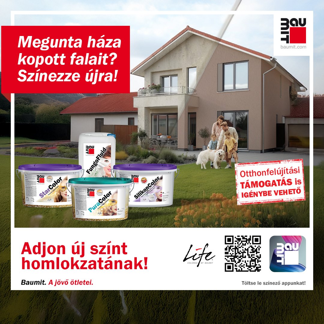 Színezze újra homlokzatát!